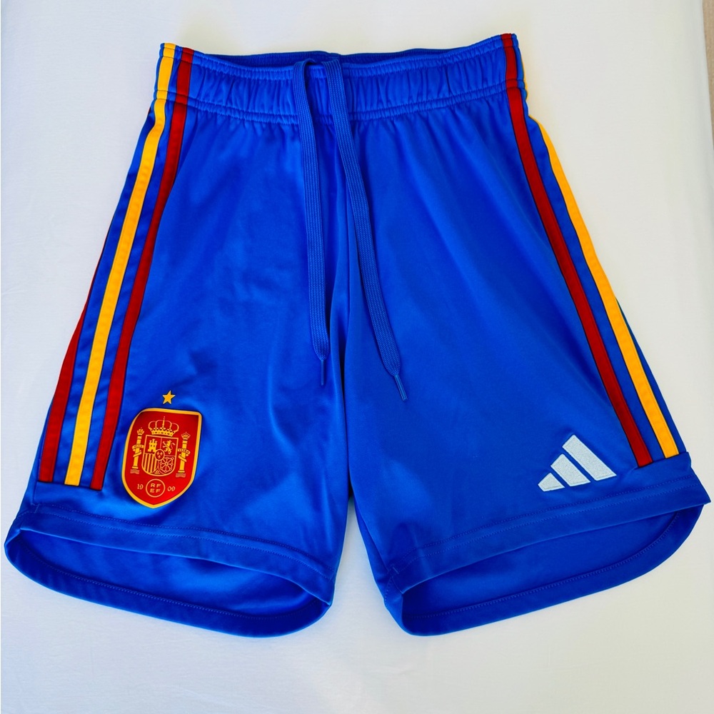 Adidas Spain National Team 2022 Boys Athletic Shorts